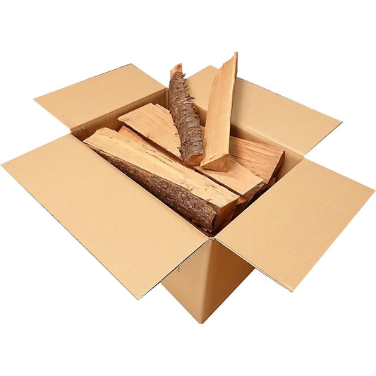 Length 36cm Yamazakura firewood [- For bonfires, wood stoves, etc. Firewood from the Rosaceae family produces fragrant smoke - Suzutomo Forestry] (Capacity approx. 28L [Weight around 11.5kg])