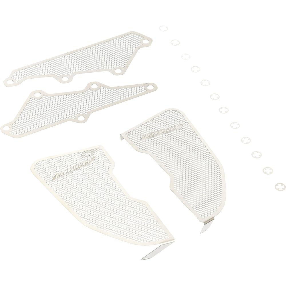 ETCHING FACTORY Core Guard Air Duct Guard Mesh Set Stainless Steel Silver MT-10 17/MT-10SP 17 SSY-MT10-00