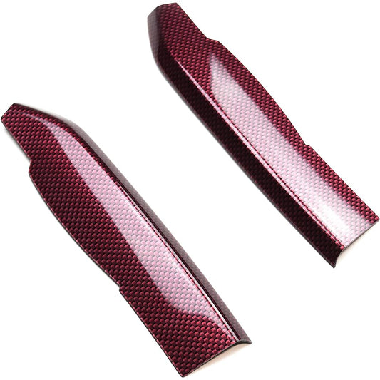 SEcondStage Toyota 86 (ZN6) Early/Late Compatible Air Conditioner Side Panel (Auto Air Conditioner Only) Red Carbon Style / T174D1R