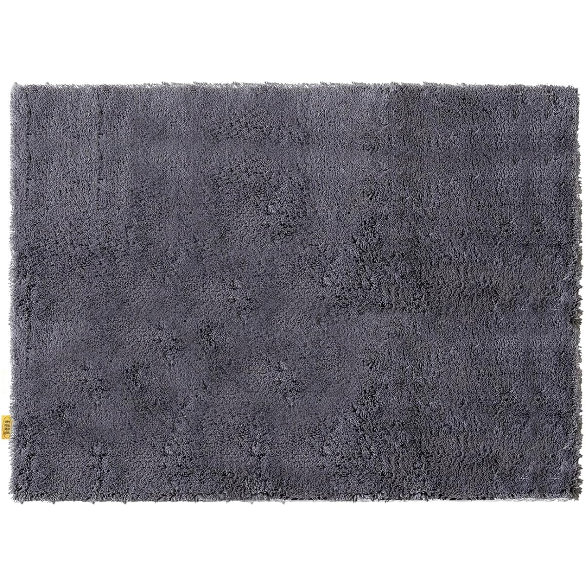 OKA Good Drying D Nature Bath Mat Approx. 90cm x 120cm Dark Gray (Quick Drying Washable Foot Wiping Mat Plain Stylish Bath)
