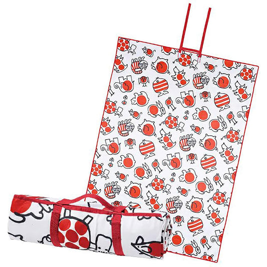 Marushin Leisure Sheet LISA LARSON 200 x 140cm For 3~4 People Play with Baby Mikey Children Compact Adult Excursion Sports Day 6865004500