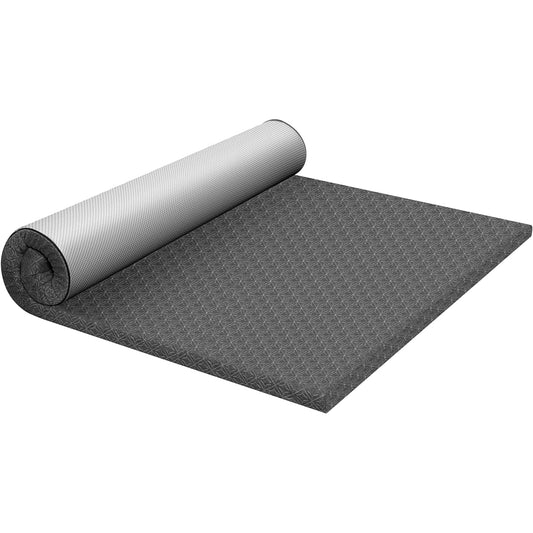GOQRAQ Bed Mattress 170N Mattress High Resilience High Density 30D Antibacterial Moisture Proof Thickness 5CM Single 97*195*5CM Black