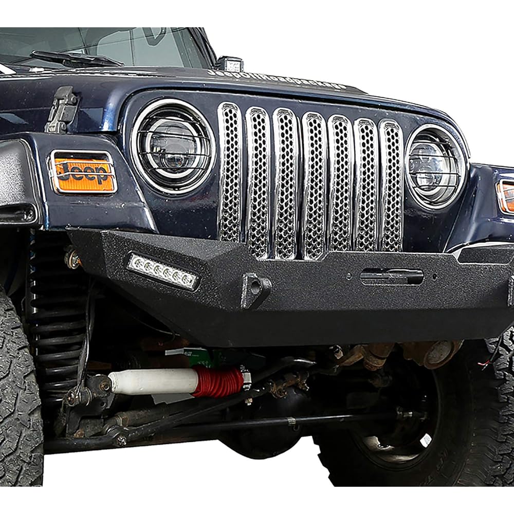 Push Button Front Grill Mesh Inserts Black 1997 – 2006 Jeep Wrangler tjunlimited (7 Pack)