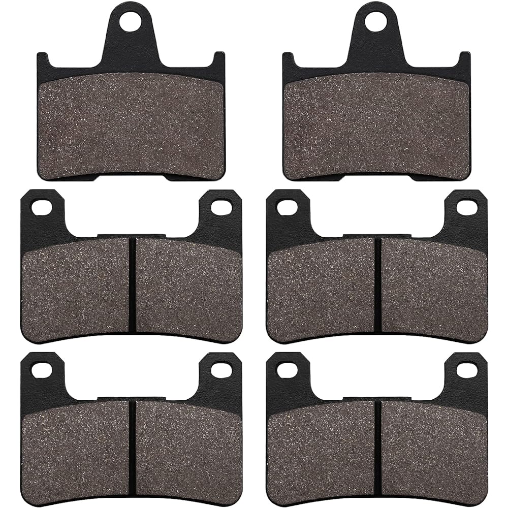 Sollon Brake Pads Front and Rear for Suzuki GSXR 1000 2004 2005 2006 GSXR 600 K4/K5 2004 2005 GSXR 750 K4/K5 2004 2005