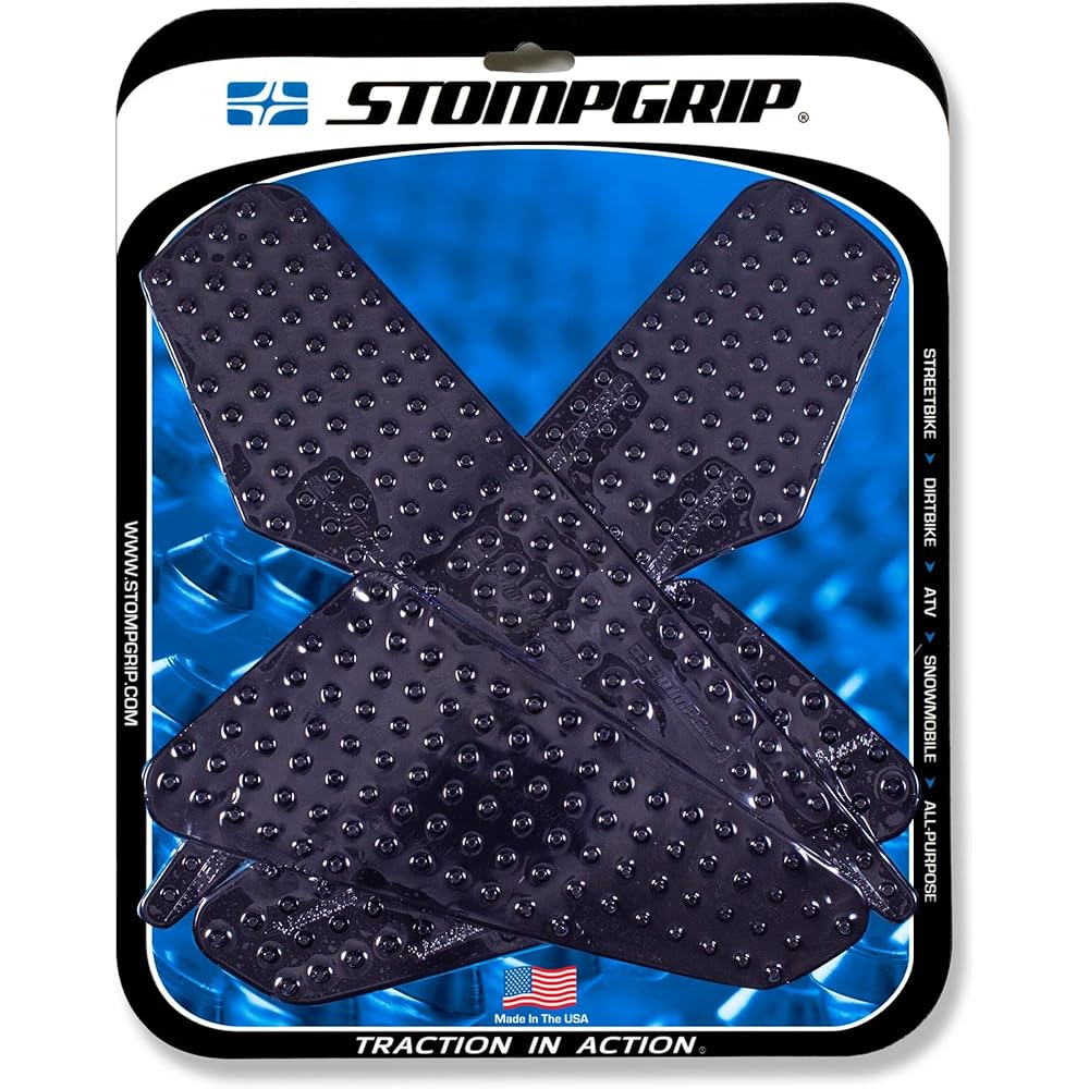 STOMPGRIP Traction Pad Tank Kit Elastomer Resin Black VERSYS1000 (15) 55-10-0105B