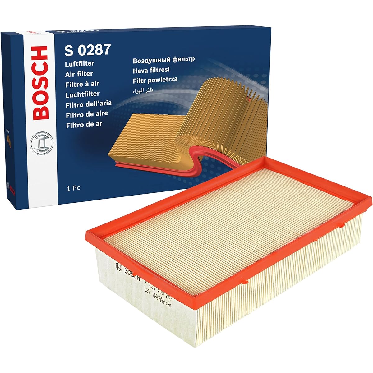 Bosch Air Filter F 026 400 287 Volkswagen Golf [BA5] Alltrack Golf R Golf VII Golf VII [5G1] Passat [3G2] Audi A3 TT [FV3] Coupe TT [FV9] Roadster