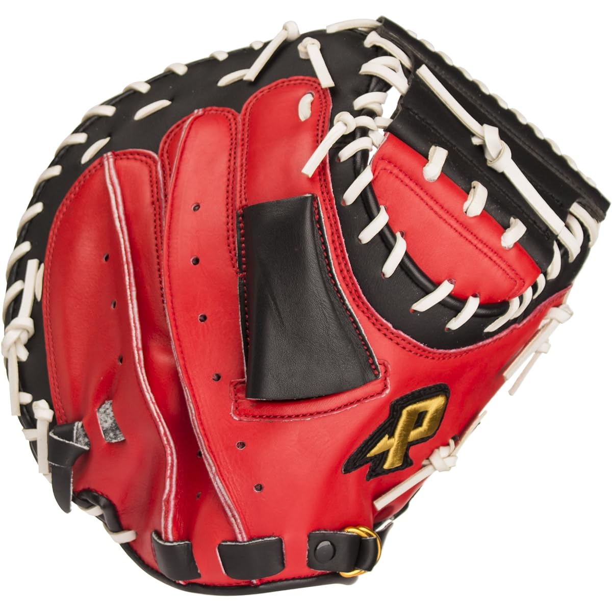 Promark Softball Catcher's Mitt Red Orange (for right-handed throwers) PCM-4253