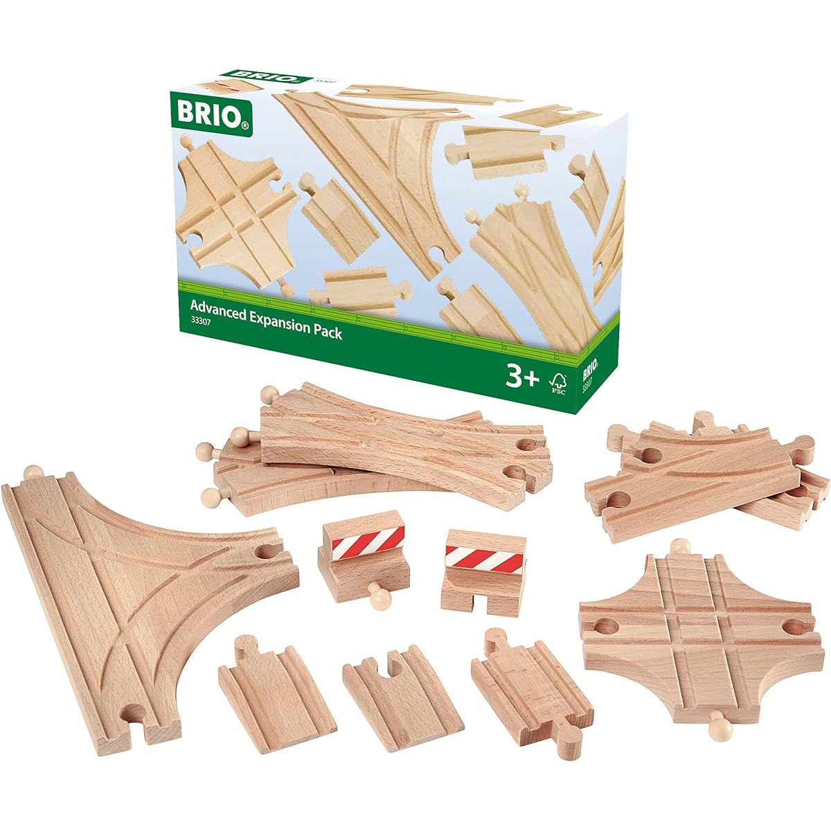 BRIO Point Rail Expansion Set 33307