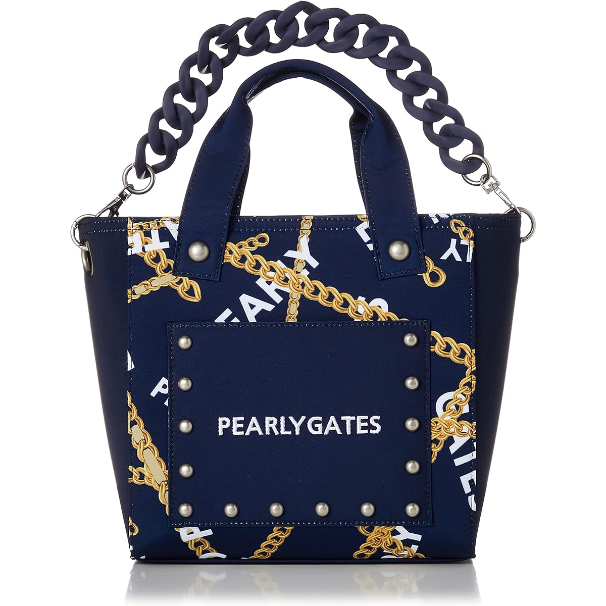 [Pearly Gates] Cart bag (chain motif pattern) / Golf round / 053-2281005 121_Navy base