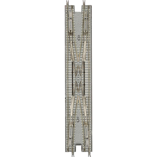 Rokuhan Z gauge R082 electric double track crossing point gray