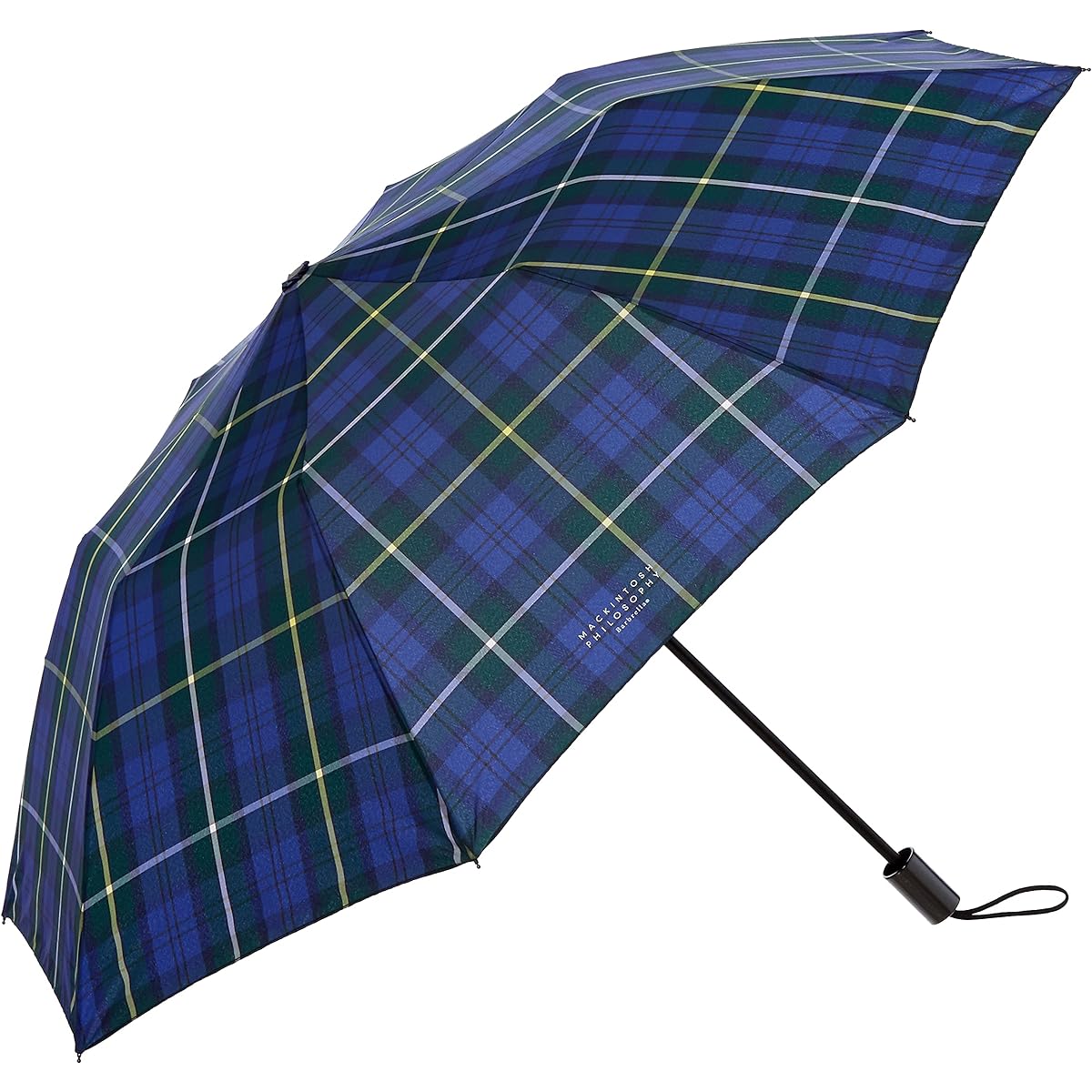 [Macintosh Philosophy] Yarn-dyed Chock Barbrera Umbrella Easy Folding Umbrella Lightweight Gift Men Women 10684-01