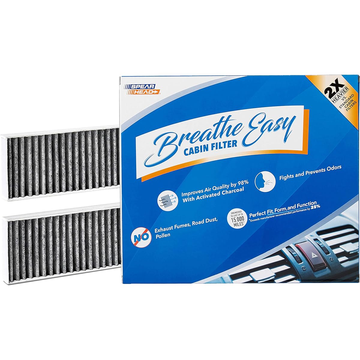 SPEARHEAD Premium Breeze Ei Cabin Filter Up to 25%Long life (Be-777)