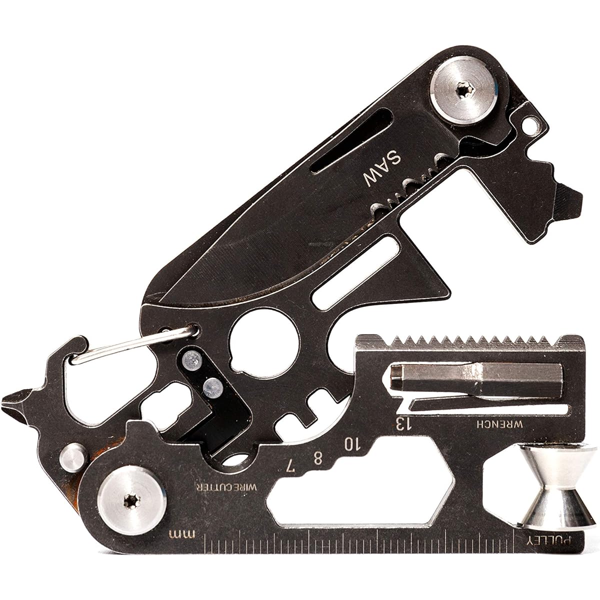 PockeTool2.0 Camping Knife 30in1 Multi Tool Ultra Light Card Type Outdoor Survival Domestic Genuine Product 90g
