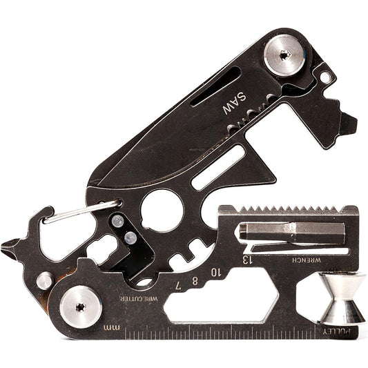 PockeTool2.0 Camping Knife 30in1 Multi Tool Ultra Light Card Type Outdoor Survival Domestic Genuine Product 90g