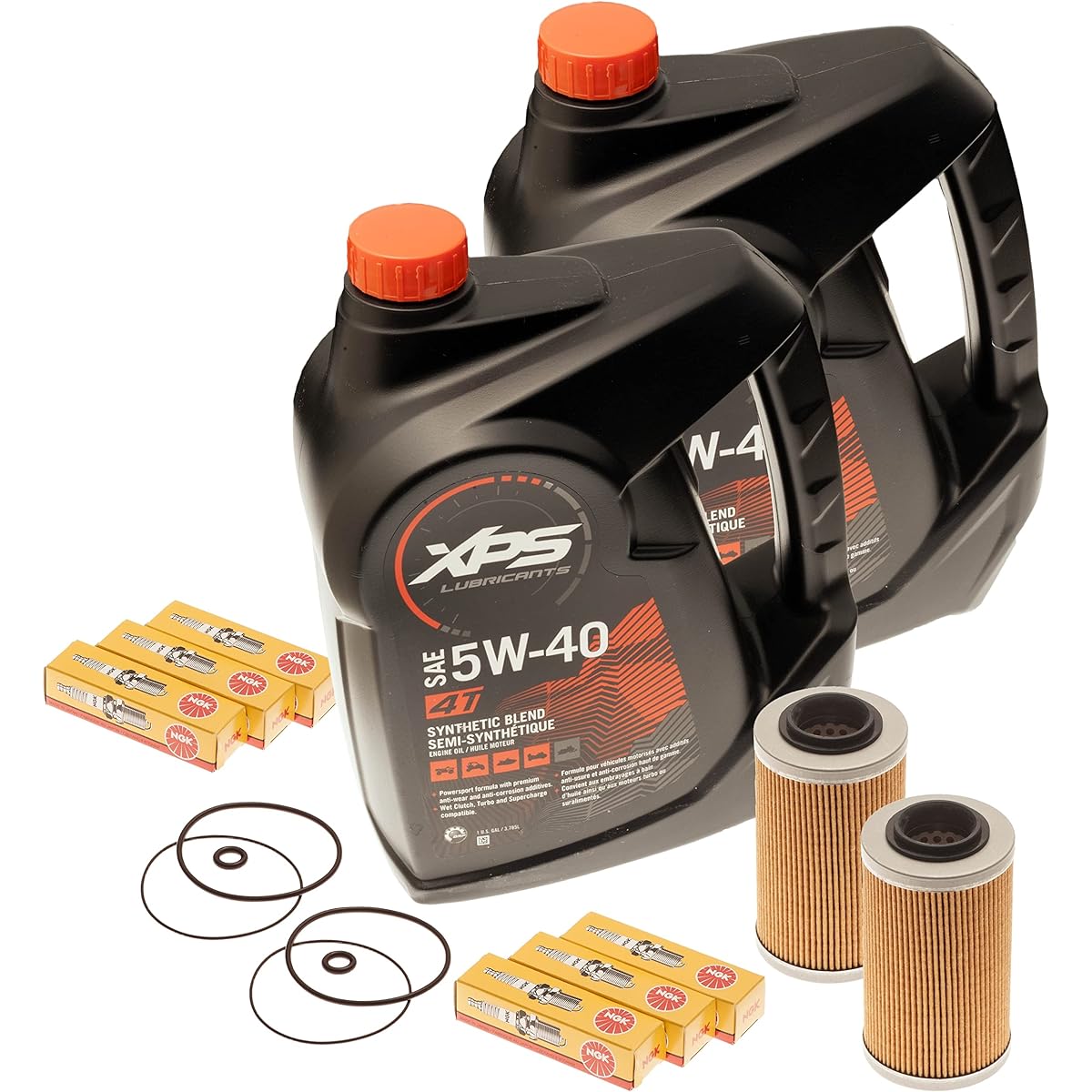 SEA Doo Oil Change Kit Filter O-Ring and Spark Plug 2 Pack 4-TEC GTX GTS