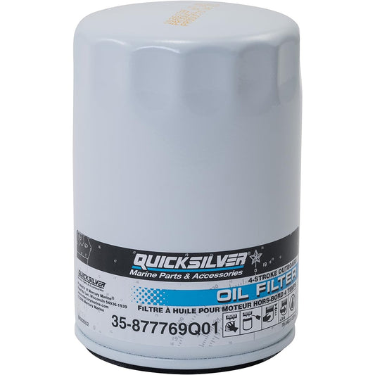 QuickSilver 877769Q01 Oil Filter -Mercury Verado 6 Cylinder Outdown