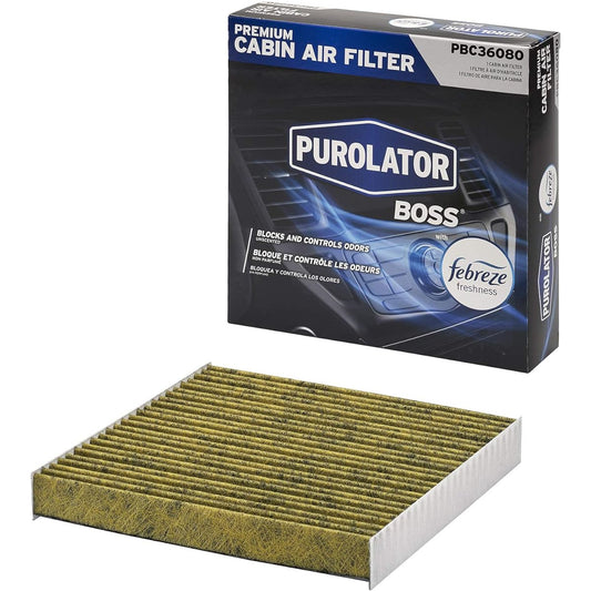 PUROLATOR PBC36080 PUROLOLATORBOSS Premium Cabin Air Filters Fabreies Freeshness Honda and Acura