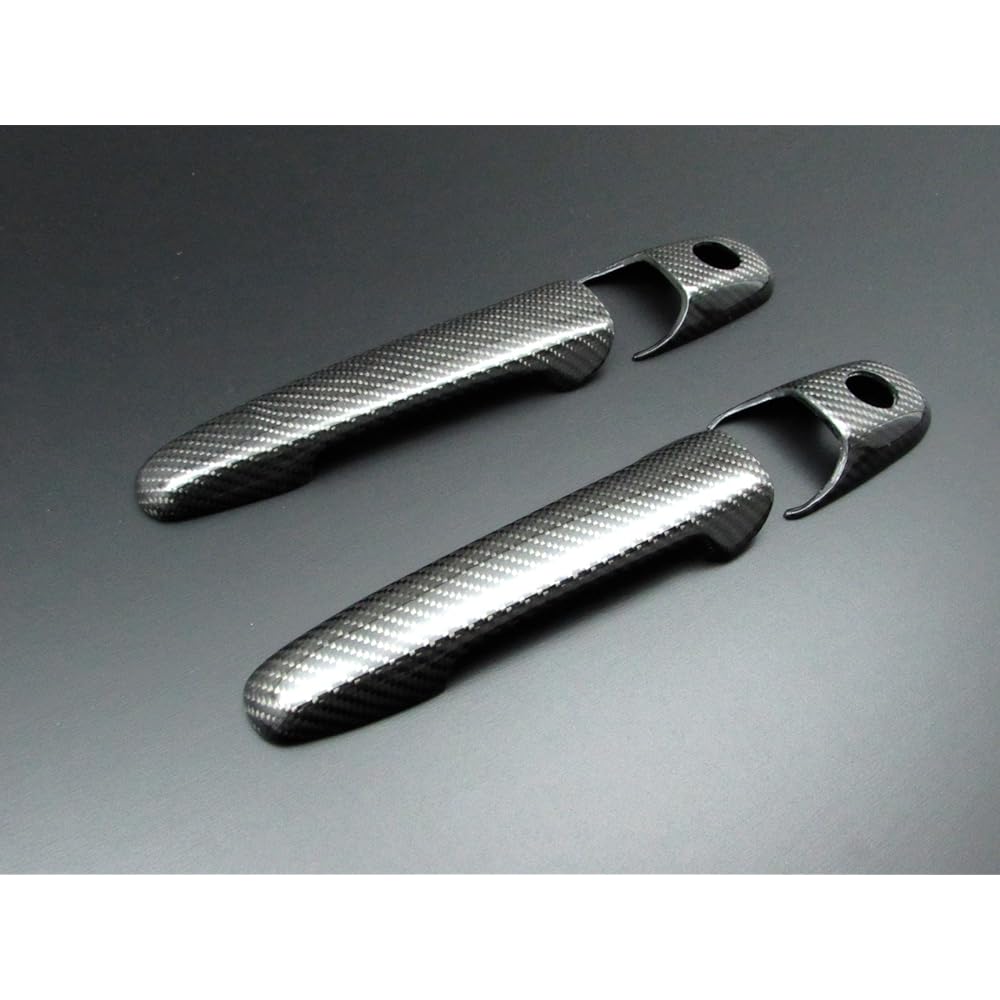 BRIGHTZ RX-8 SE3P Real Carbon Door Handle Cover Knob "With Keyhole x2" [DHC-NOBU-315] SE3 SE 3P RX8 RX R X 8 R X 8 Owl X 8 R Owl X 19923