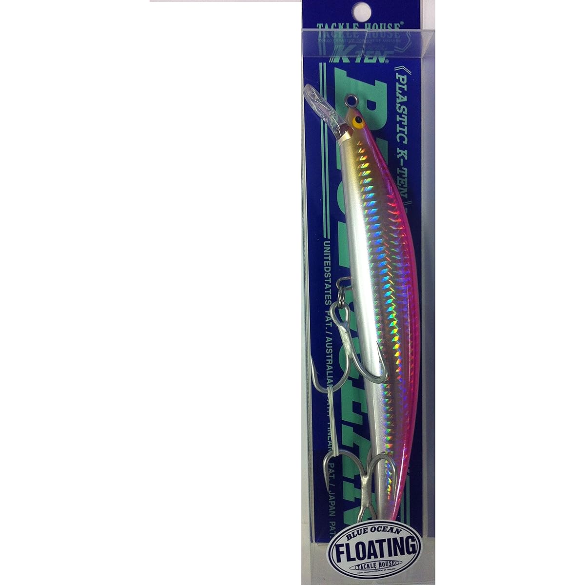TackleHouse Minnow K-TEN Blue Ocean BKF Floating Lure