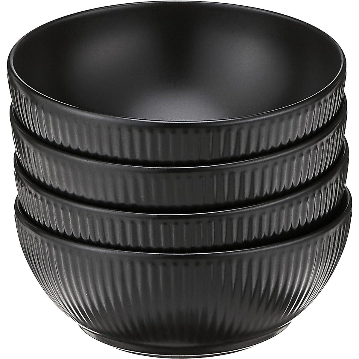 BODUM DOURO Bowl 480ml Set of 4 Black [Genuine Product] 11815-259
