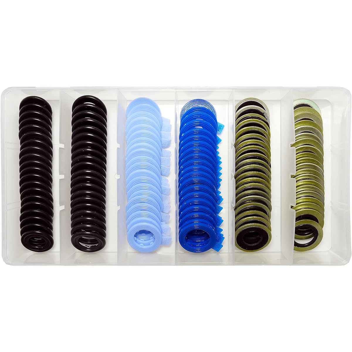 DSNADUO Oil Doren Plug Gasket Assorted Kit 120 pieces 6 Size M12 M14 For Ford 097-119 097-116 097-118 097-021 097-025