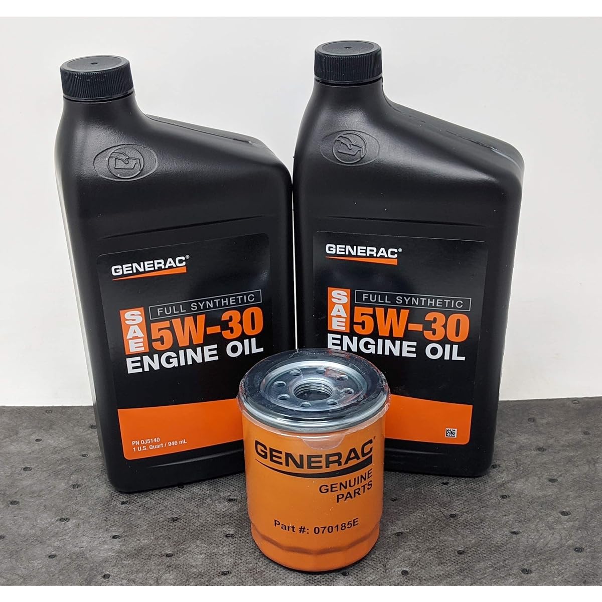 GENERAC 5W-30 Complete Synthetic Oil Change Kit 2 Quart Oil and Filter