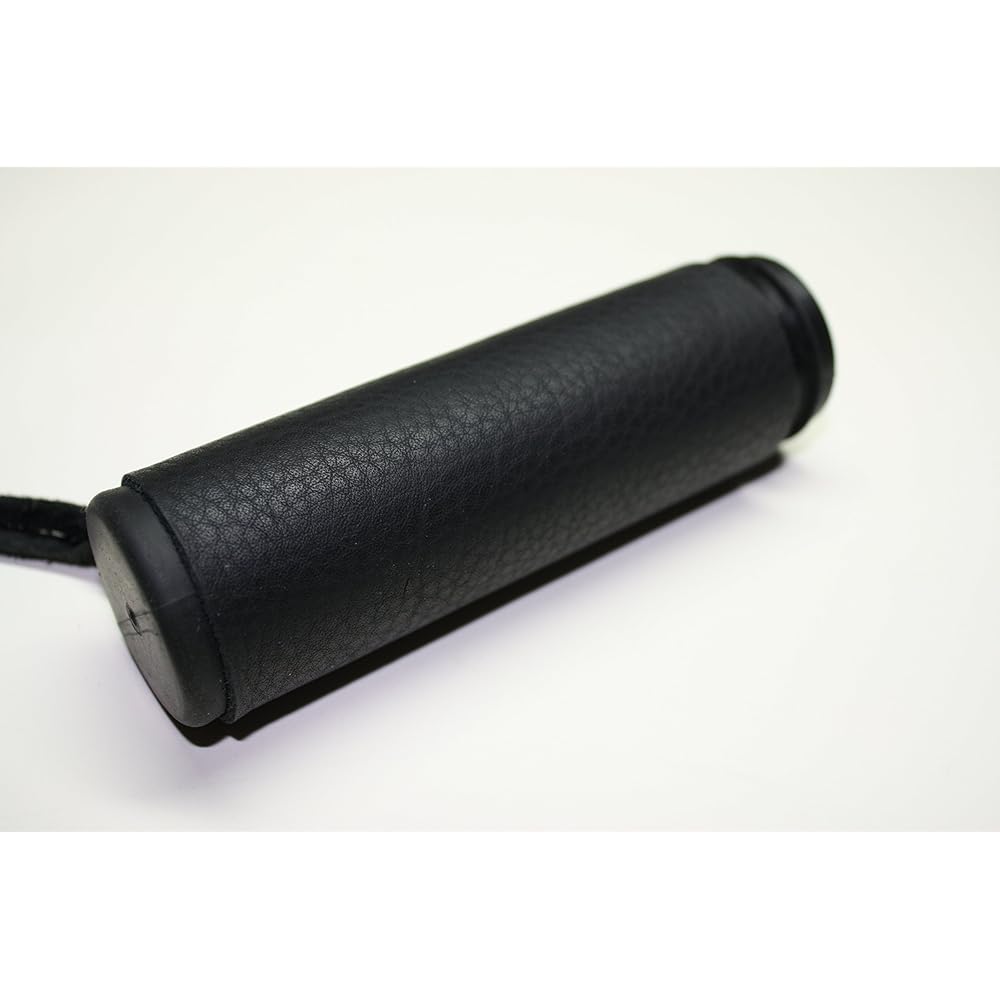 Grip cover for motorcycle high durable black leather