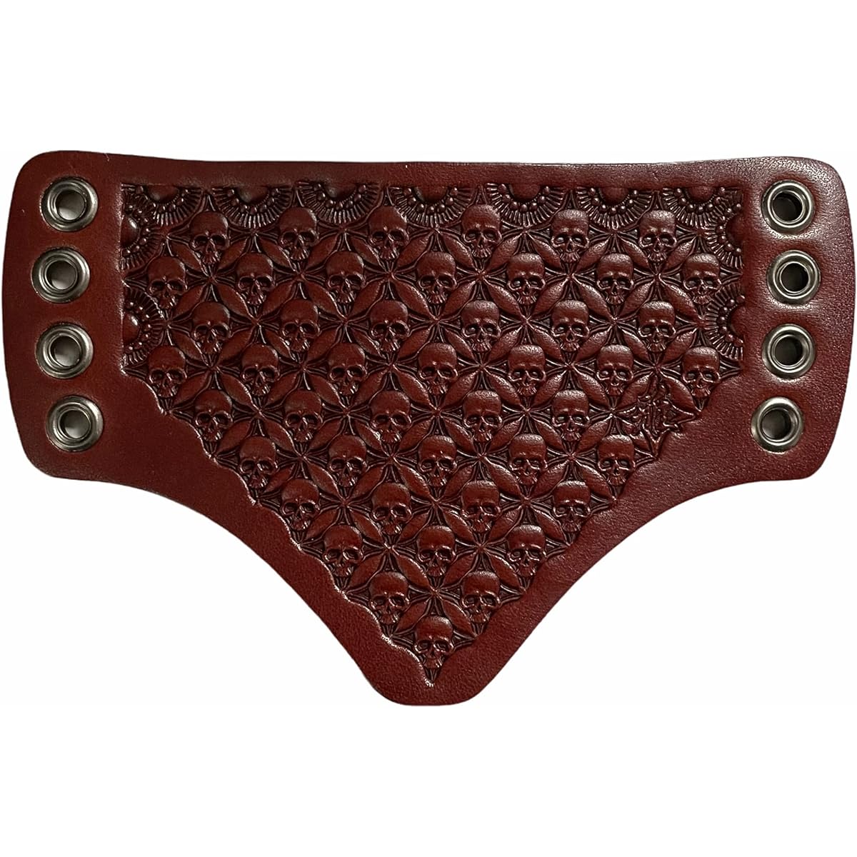 Husqvarna Cover Hatchet 38cm Leather Neck Guard Handmade Item Ax Cover (Brown) (Engraved, Brown)