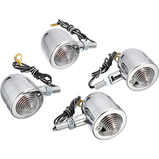 KITACO Turn Signal Kit Monkey/Gorilla/Ape 50 Bread Mini/Chrome/Clear 830-0900131B