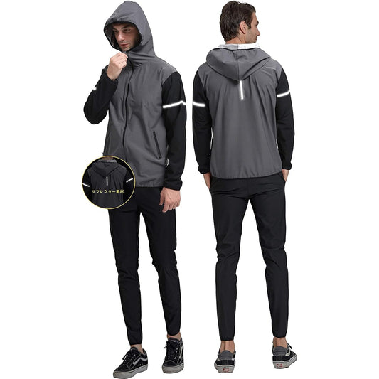 Clearance of stock [Popular Japanese celebrities love] Sauna suits for men and women, diet, running wear, stretch sportswear, training wear, unisex, loungewear