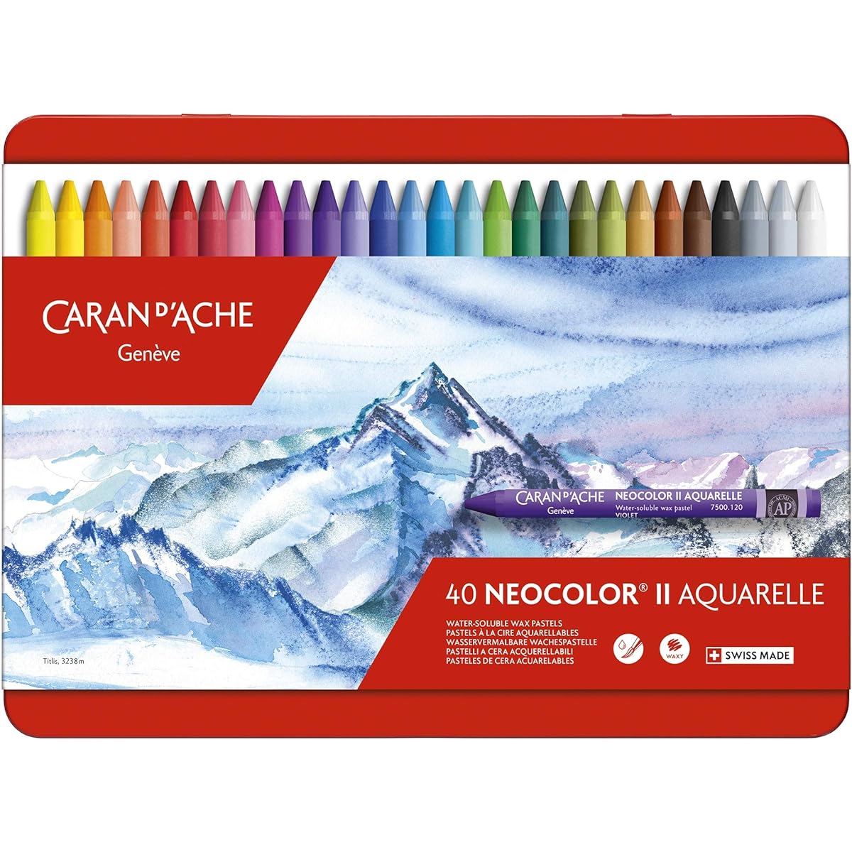 Caran d'Ache Neocolor II 40 color set 7500-340 [Genuine Japanese product]