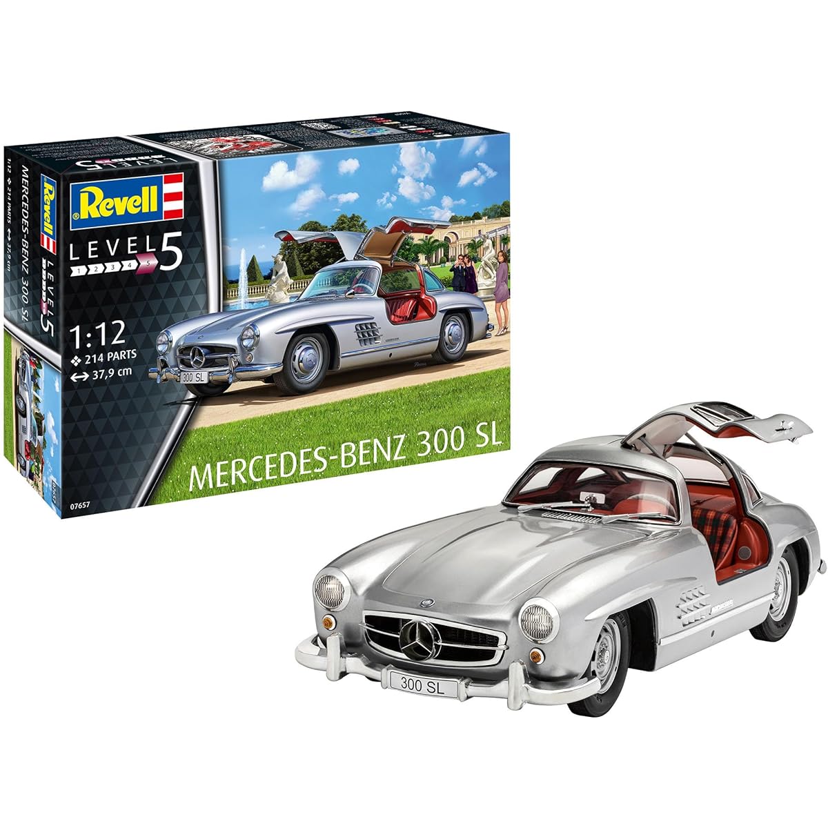 German level 1/12 Mercedes Benz 300SL plastic model 07657