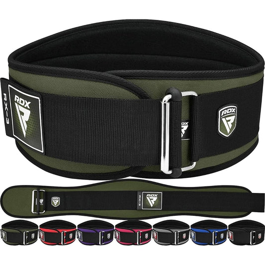 RDX Training Belt Muscle Training Gym Nylon Neoprene Weight Lifting Power Belt Velcro Men's Women's Genuine Japanese Product