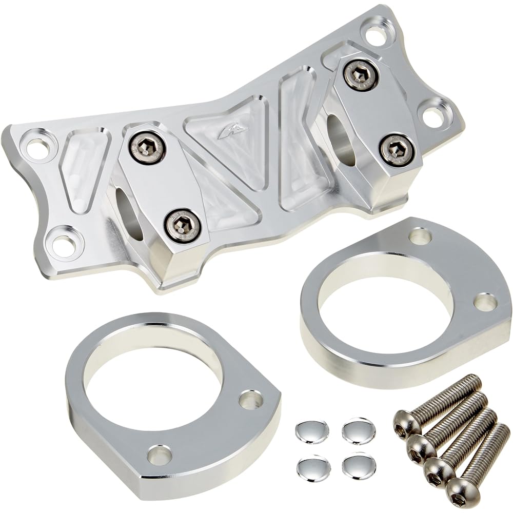 HURRICANE Bar Handle Bracket Silver ZX-14R/ZZR HB0756A