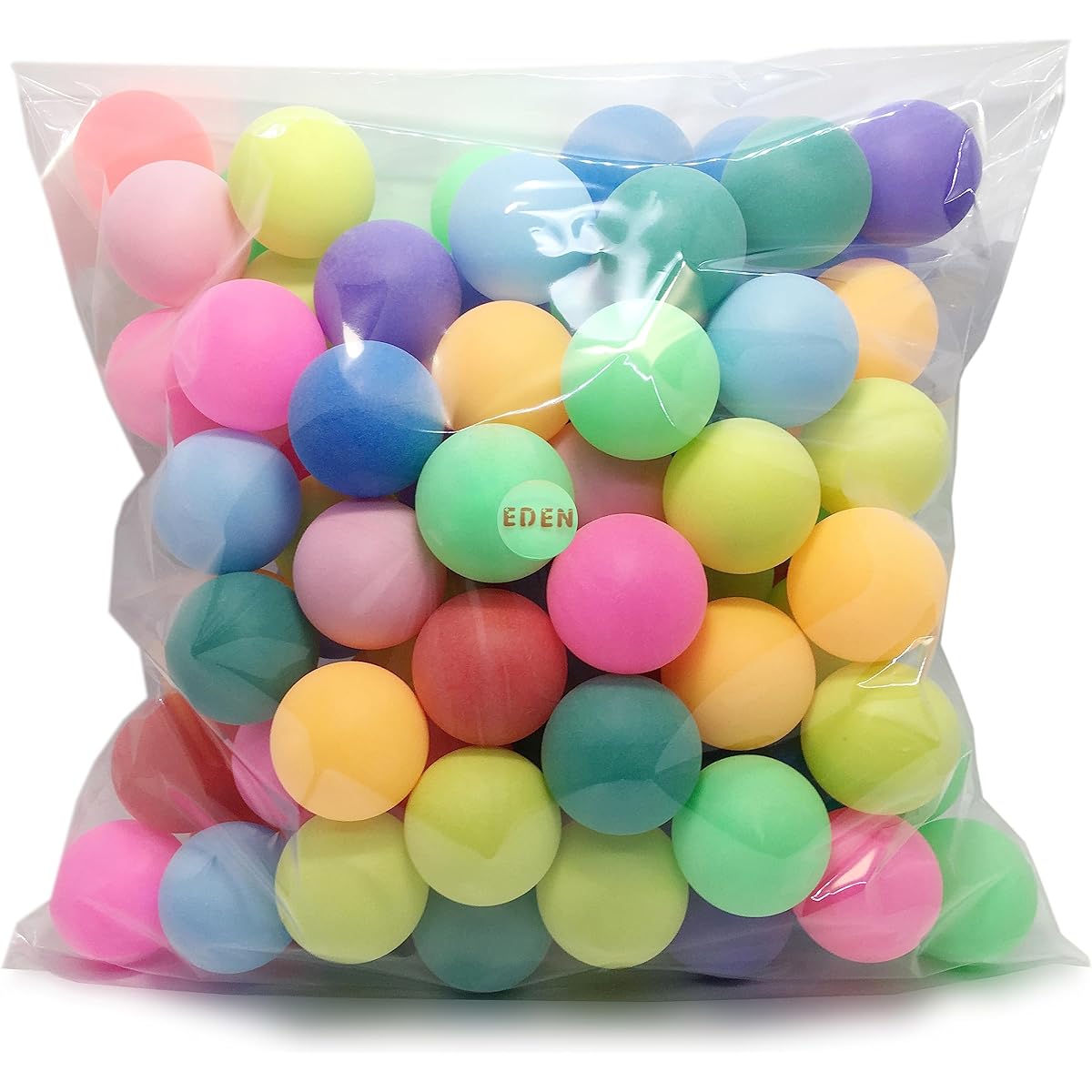 EDEN Spoon Relay/Craft/Lottery Ball ``Table Tennis Balls (Ping Pong Balls) No Logo Plain 100 Pieces'' (Not suitable for practical use)