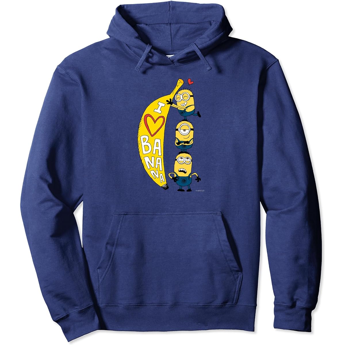 Minion I LOVE BANANA hoodie