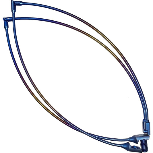 64 titanium quarter-fold 64 titanium bead frame Anodized to give a rainbow-colored shine Freely open and close by folding vertically and horizontally Ultra compact Iso tamo Ultra lightweight (rainbow color, 60)