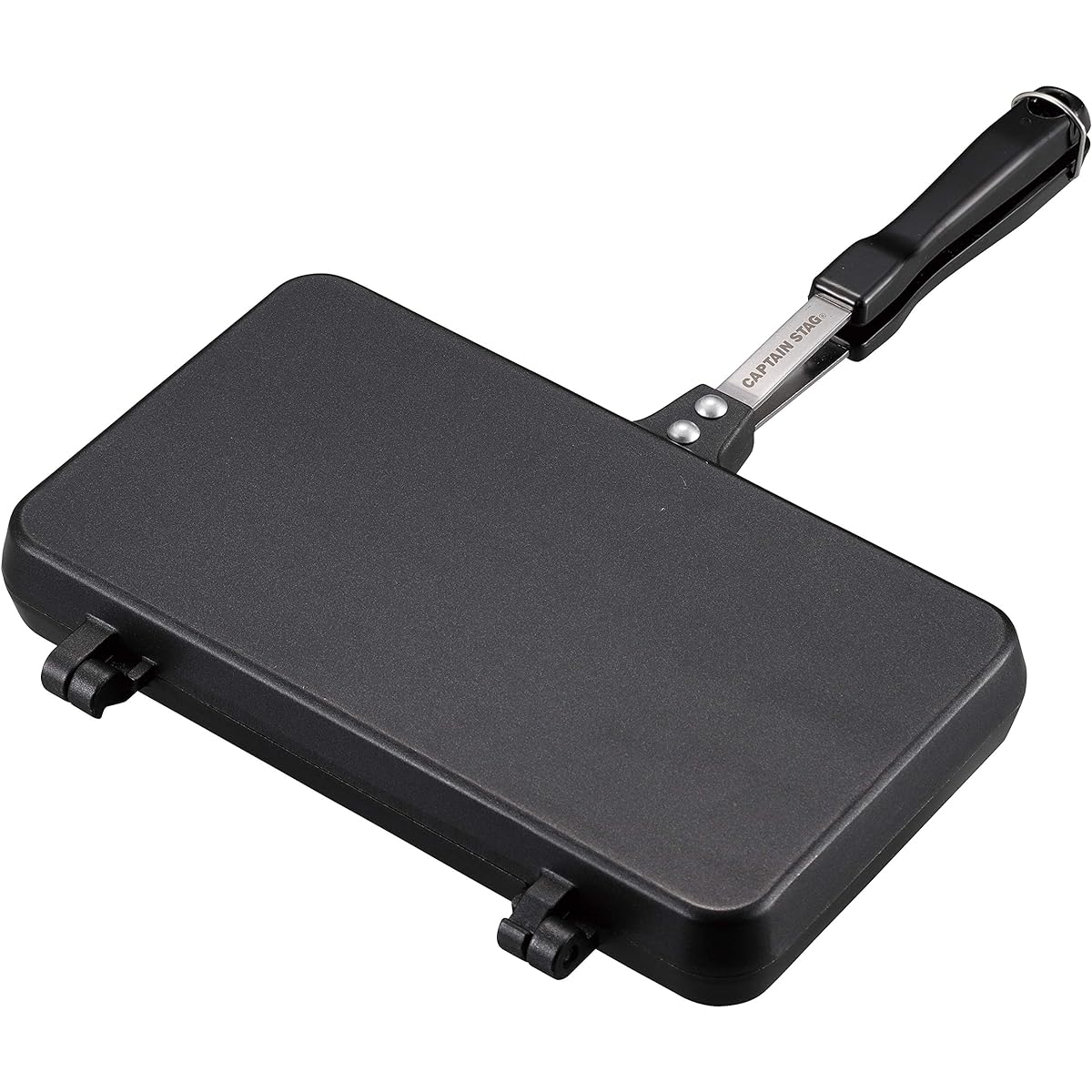 CAPTAIN STAG BBQ Cast Aluminum Hot Sand Toaster Hot Sand Maker Toast Maker Fluorine Resin Processing [IH Compatible/For Open Fire]