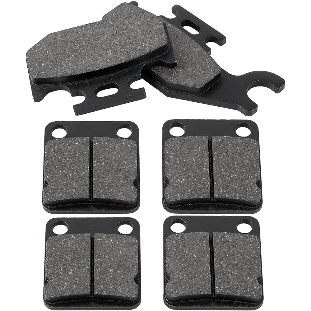 Brake Pads Compatible with Yamaha Grizzly 400 450 Kodiak 400 450 Wolverine 450 Big Bear 400 YFM400 YFM450 2000-2010