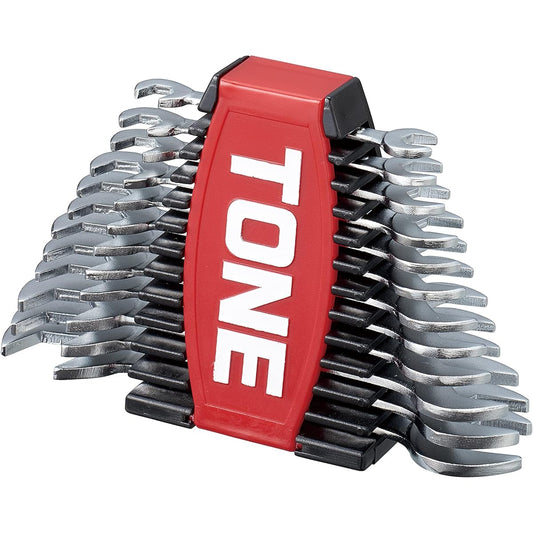 TONE Thin Spanner Set (with holder) DSTO1200P Red/Black Contents: 12 items