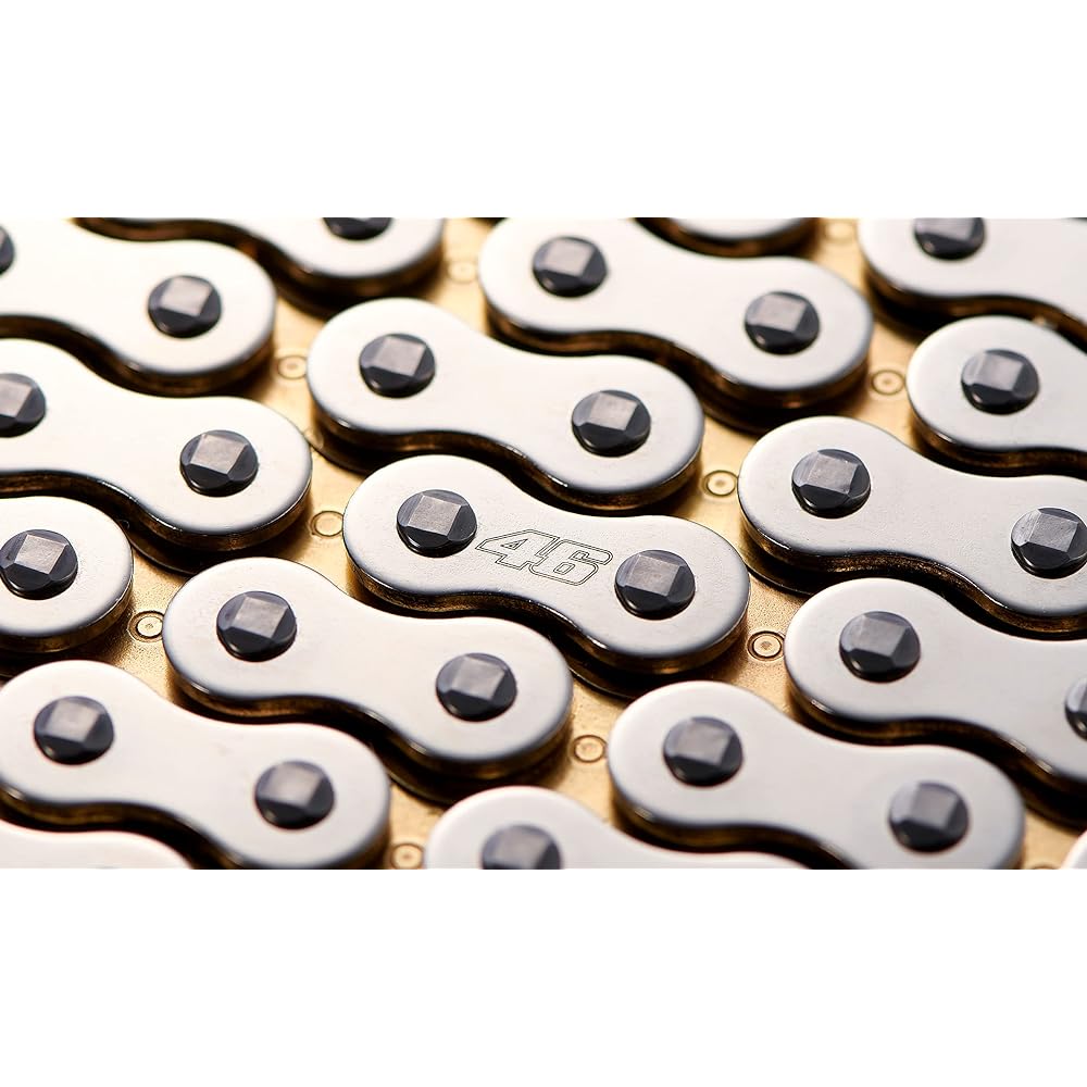 D.I.D Motorcycle Chain Caulk Joint Included 520VR46-110ZB S&G (Silver & Gold) X-Ring