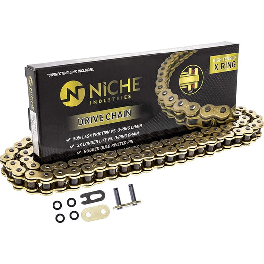 NICHE Gold 530 X Ring Chain 110 Link Connection Master Link