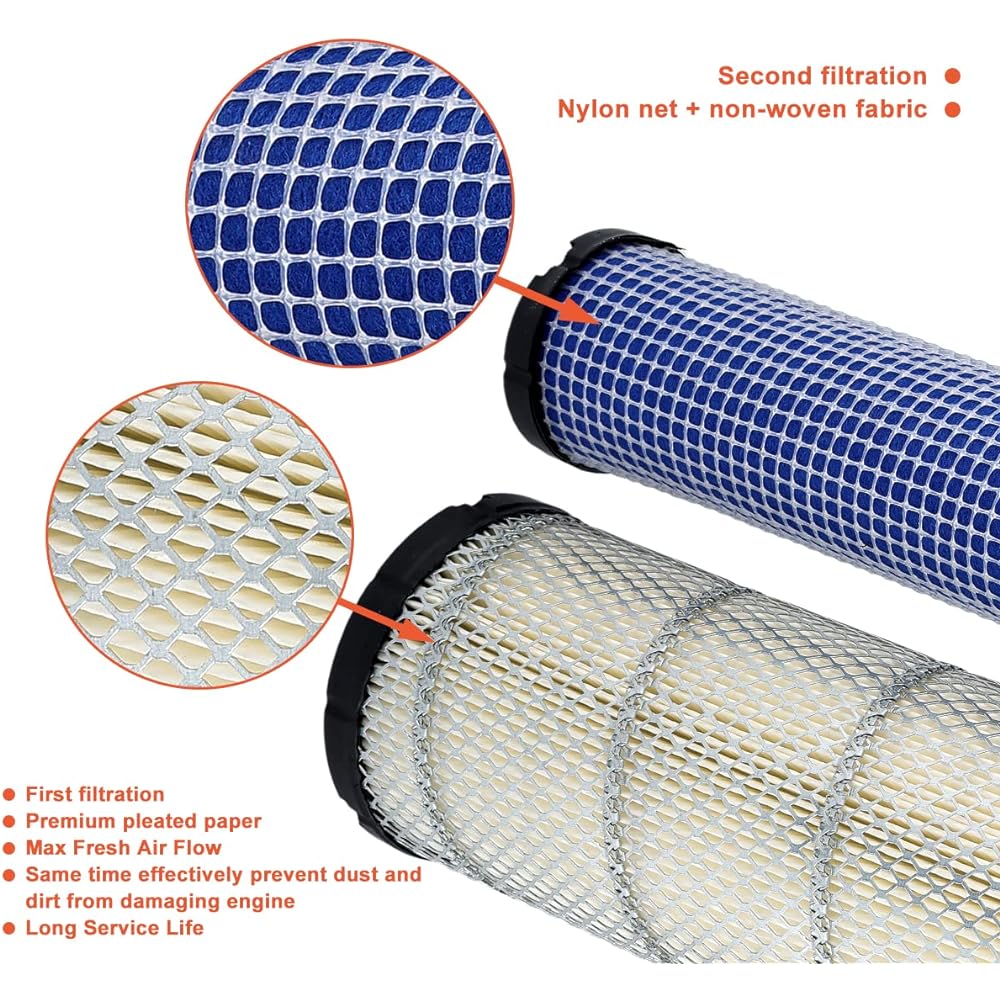 HIPA outer inner air filter Donaldson P821575 P822858 P822858 FPG05 New Holland T1520 TC30 TC33D Kubota L3300 L3940 L4600 L3130 L3940 L3940