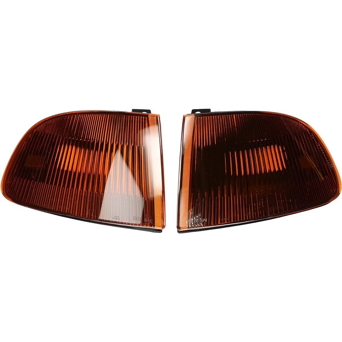 SPEC-D TUNING Smoked Amber Lens Corner Light 1992-1995 Honda Civic 3DR Parking Signal Lamp Againburi Left+Right Pair