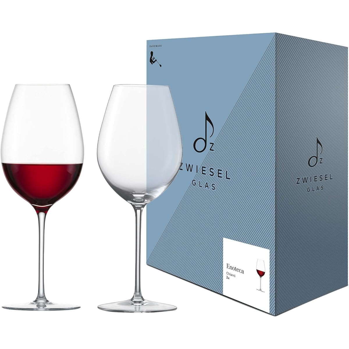 [Regular Imported Product] ZWIESEL Wine Glass Enoteca 553ml Chianti Handmade 122191 (Old Product Number 109582) Clear