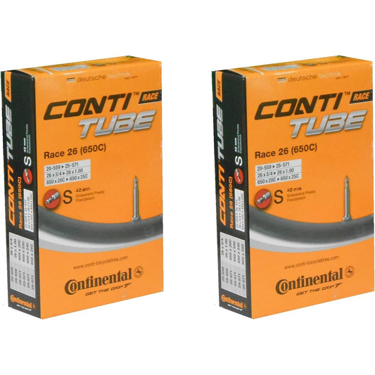 Set of 2 Continental Continental Race26 (650C) Presta tube 650x20-25C (20-559/25-571) Valve length 42mm (Valve length 42mm) [Parallel import goods]