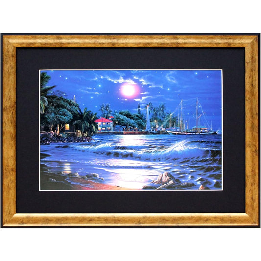 Art Shop Forms Lassen "Lahaina Starlight" Art Poster Framed Item