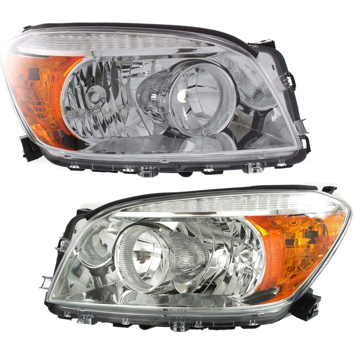 Headlight lens and housing 2006-2008 TOYOTA RAV4 Support for passenger seats and driver's seat side
