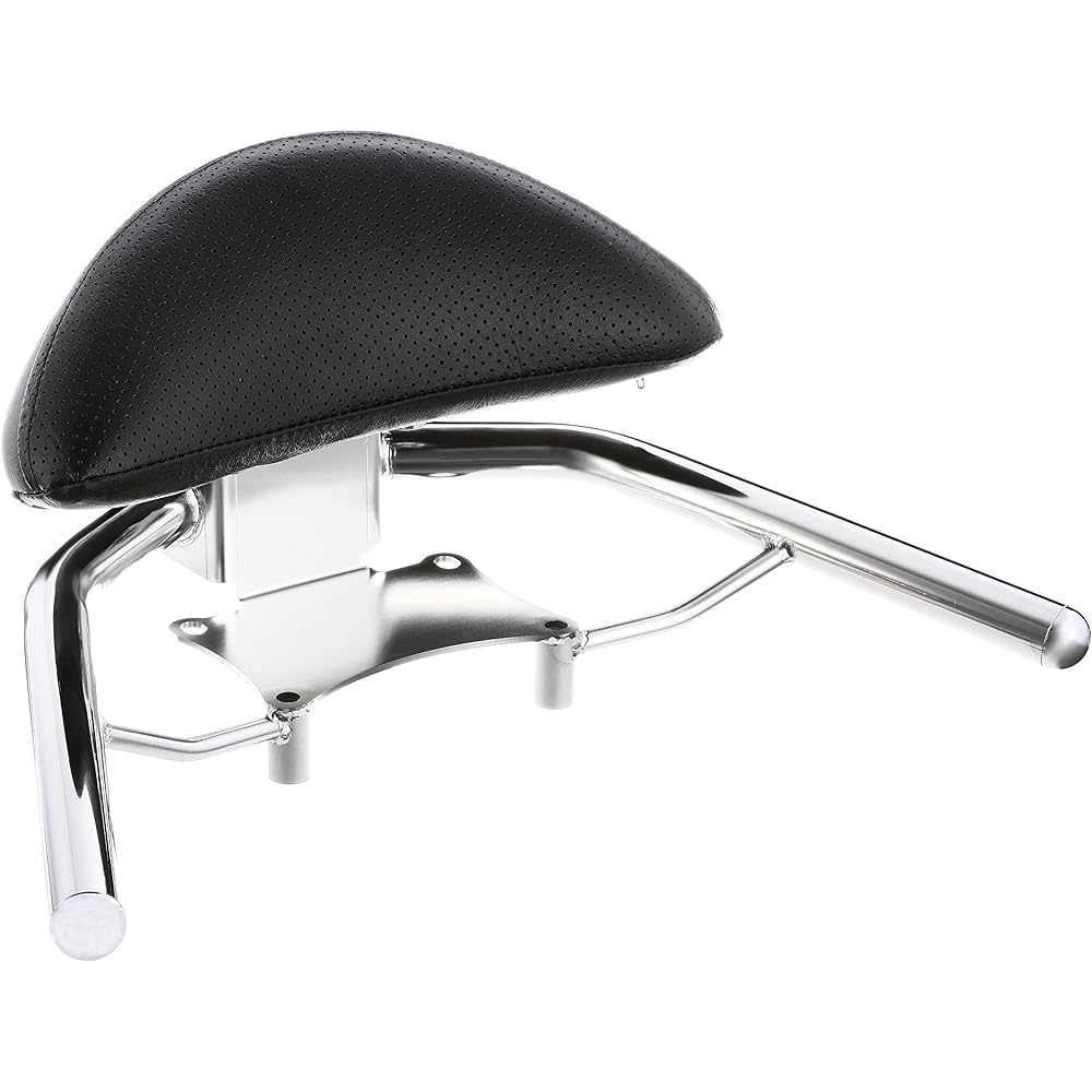 Kitaco 80-652-14260 Backrest with Tandem Bar, Type 1, ?1.0 inches (25.4 mm), PCX125 Stainless Steel, Silver