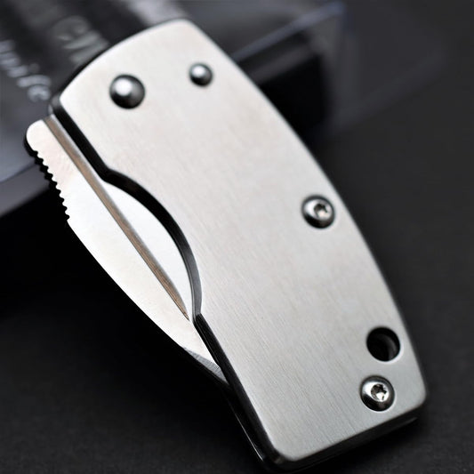 G SAKAI Knife Folding Knife (with Money Clip) Plain 11192